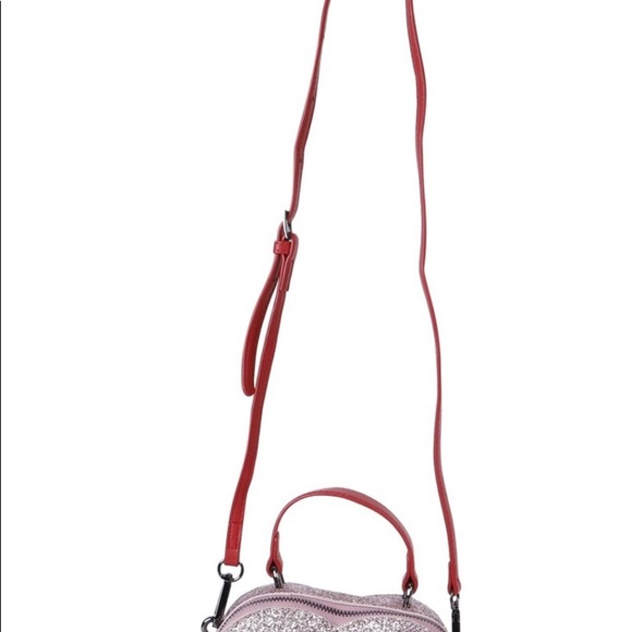 Alberta Ferretti Girls Pink Glitter Yesterday Bag